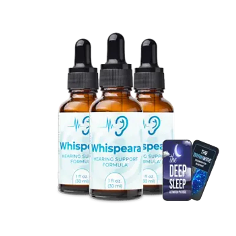 Whispeara Natural Cognitive Formula — 3 Bottle / 90 Day Pack