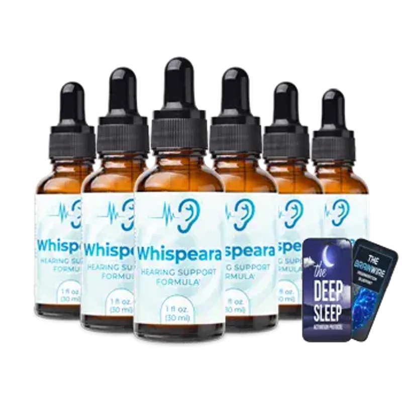 Whispeara Natural Cognitive Formula — 6 Bottle / 180 Day Pack